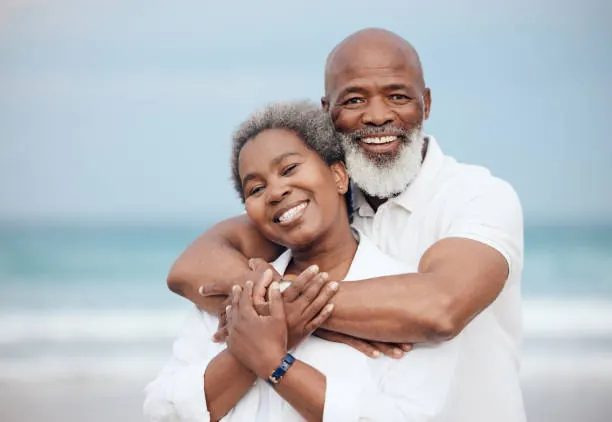happy couple reunited love celebration